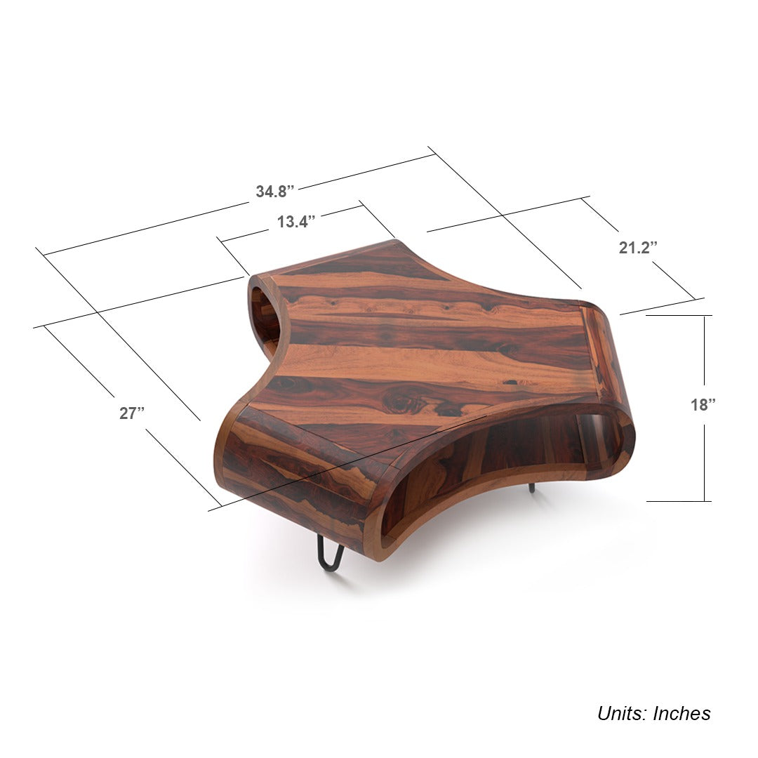 Lotus Coffee Table (18in Height)